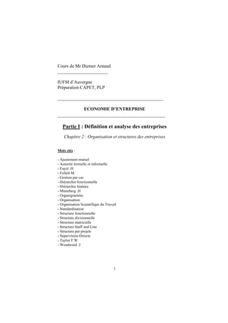 Cours organisation et gestion des entreprises PDF : guide pratique pour apprendre les fondamentaux